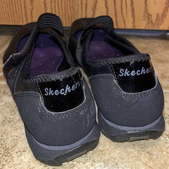 ❌❌❌SOLD❌❌❌Skechers Women’s Black Mary Jane Comfort Casual Shoes Size-8.5 - Picture 3 of 7